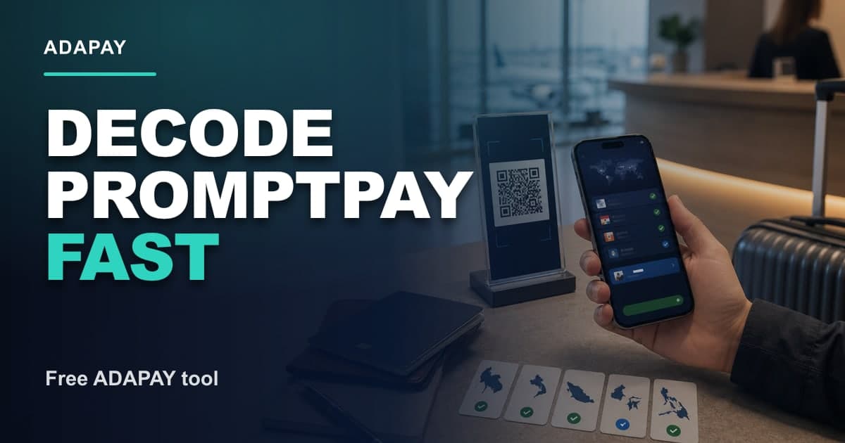 Декодер QR-кода PromptPay - миниатюра декодирования PromptPay Fast ADAPAY Open Graph
