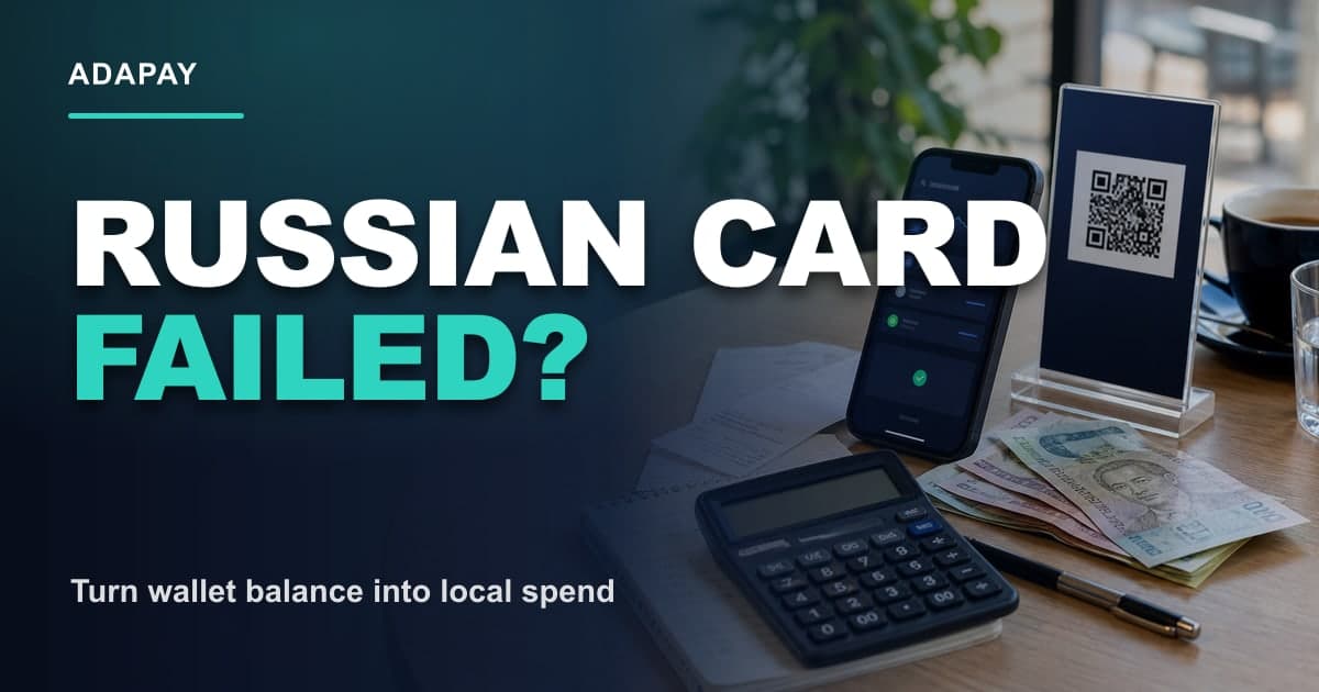 Альтернативный поиск российской карты за рубежом - Ошибка российской карты? Миниатюра открытого графика ADAPAY