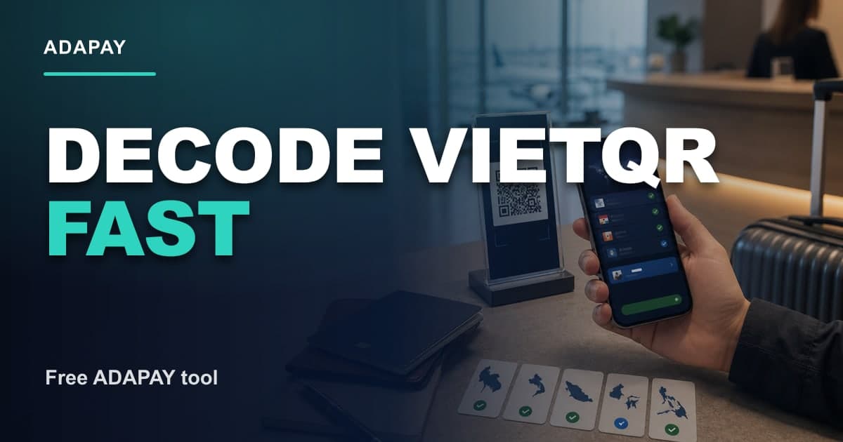 Декодер QR-кода VietQR - миниатюра декодирования VietQR Fast ADAPAY Open Graph